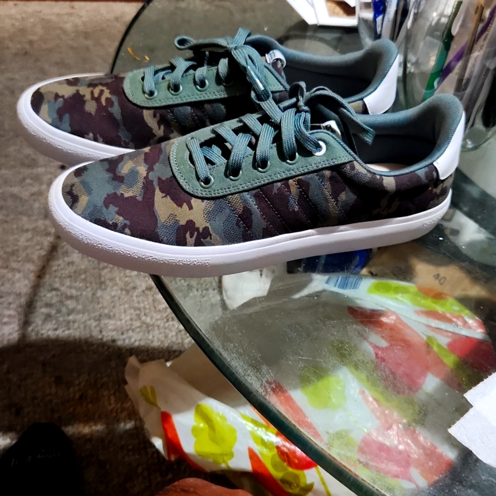 Army Fatigue Green Addidas Canvas Shoes